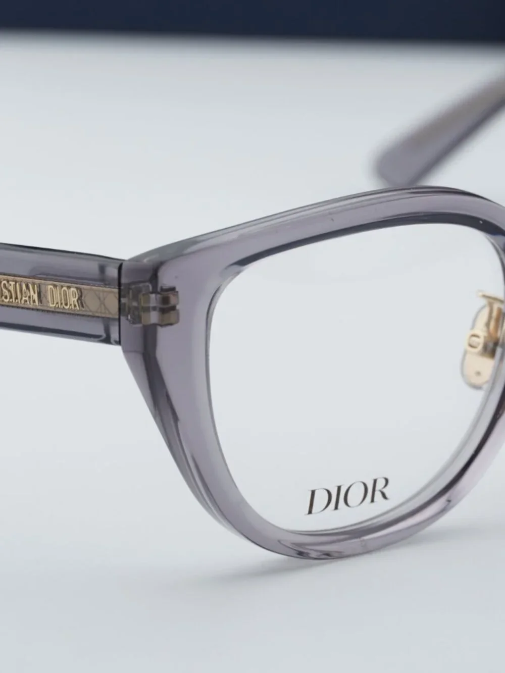 Dior DIORPRISMEO B1F 4500 Cat Eye Women Eyeglasses 52mm - Grey - Picture 2 of 11